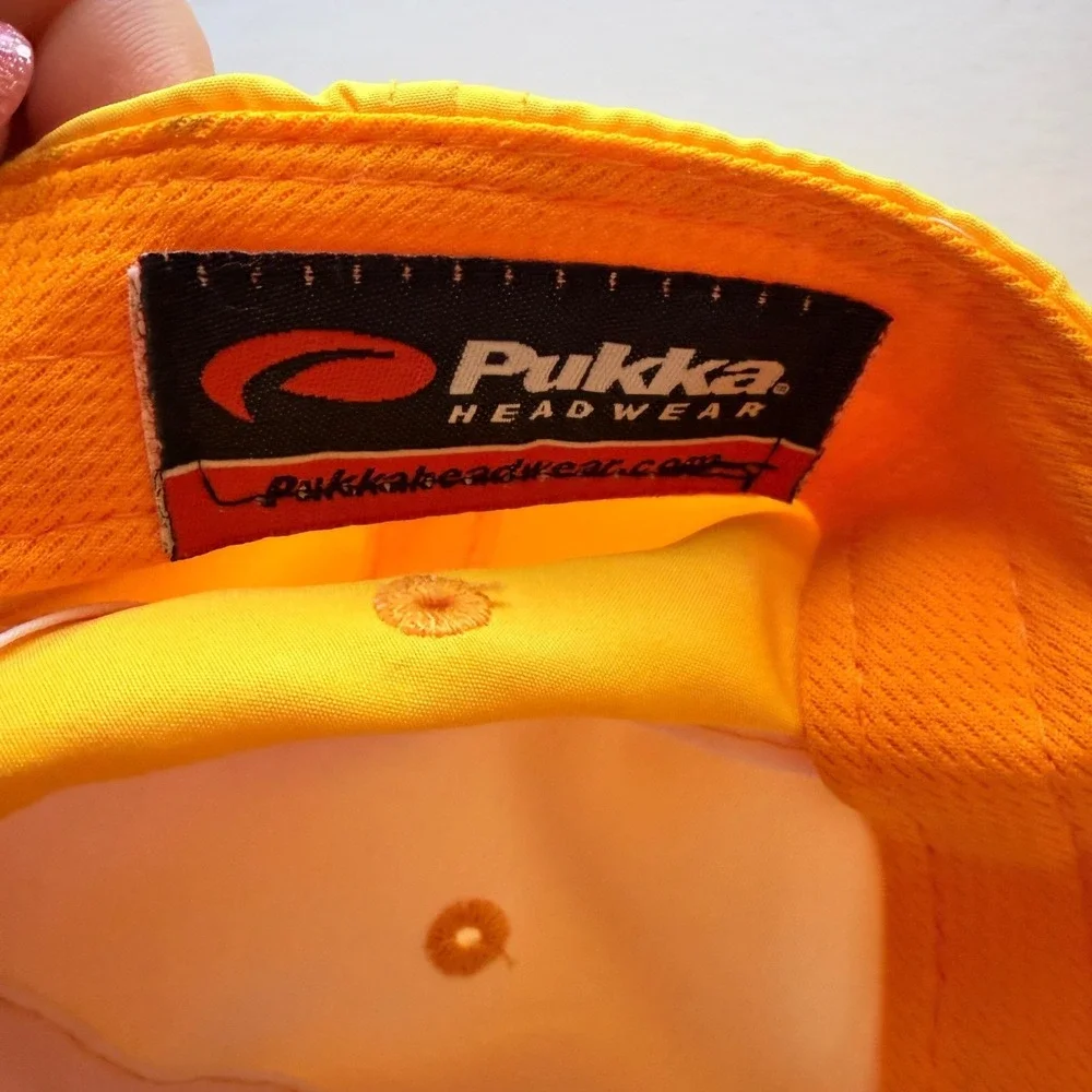 PGA Grand Slam of Golf Bermuda Hat One Size Yellow Cap Fathers Day